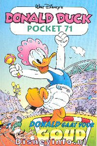 Front cover: Donald Duck Pocket - Serie 3 - 071 - Donald Gaat Voor Goud