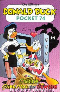 Front cover: Donald Duck Pocket - Serie 3 - 074 - Sterren, Gangsters Een Juwelen