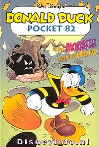 Front cover: Donald Duck Pocket - Serie 3 - 082 - Het Monster Van Het Woud