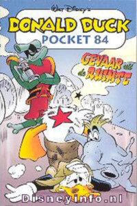 Front cover: Donald Duck Pocket - Serie 3 - 084 - Gevaar Uit De Ruimte