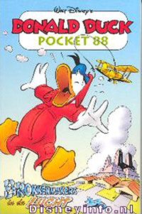 Front cover: Donald Duck Pocket - Serie 3 - 088 - Brokkenmakers In De Lucht