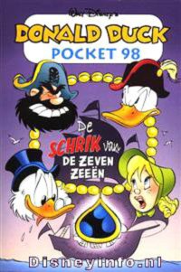 Front cover: Donald Duck Pocket - Serie 3 - 098 - De Schrik Van De Zeven Zeeën