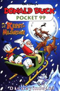 Front cover: Donald Duck Pocket - Serie 3 - 099 - De Kerstmiljardair