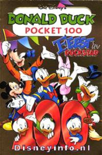 Front cover: Donald Duck Pocket - Serie 3 - 100 - Feest In Duckstad