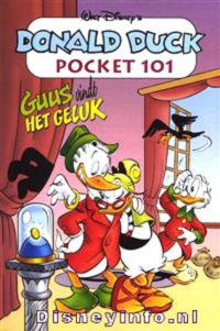 Front cover: Donald Duck Pocket - Serie 3 - 101 - Guus Vindt Het Geluk