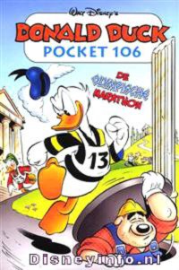 Front cover: Donald Duck Pocket - Serie 3 - 106 - De Olympische Marathon