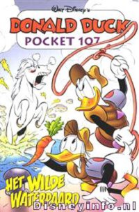 Front cover: Donald Duck Pocket - Serie 3 - 107 - Het Wilde Waterpaard