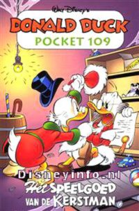 Front cover: Donald Duck Pocket - Serie 3 - 109 - Het Speelgoed Van De Kerstman