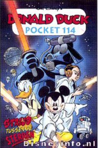 Front cover: Donald Duck Pocket - Serie 3 - 114 - Strijd Tussen De Sterren