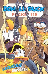 Front cover: Donald Duck Pocket - Serie 3 - 118 - Het Legioen Der Dapperen