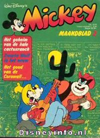 Front cover: Mickey Mouse - Maandblad - 1976-02