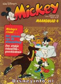 Front cover: Mickey Mouse - Maandblad - 1976-04