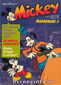 Front cover: Mickey Mouse - Maandblad - 1976-05