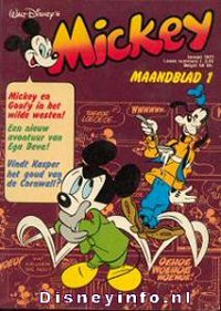 Front cover: Mickey Mouse - Maandblad - 1977-01