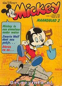 Front cover: Mickey Mouse - Maandblad - 1977-02