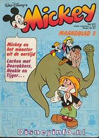 Front cover: Mickey Mouse - Maandblad - 1977-05