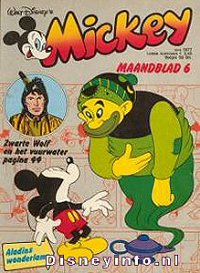 Front cover: Mickey Mouse - Maandblad - 1977-06