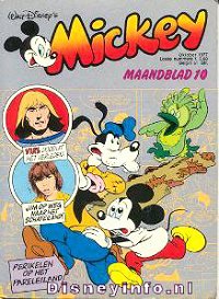 Front cover: Mickey Mouse - Maandblad - 1977-10