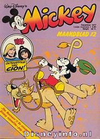 Front cover: Mickey Mouse - Maandblad - 1977-12