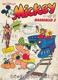 Front cover: Mickey Mouse - Maandblad - 1978-03