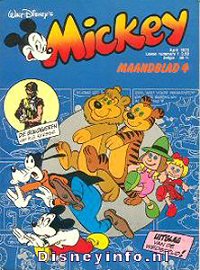 Front cover: Mickey Mouse - Maandblad - 1978-04