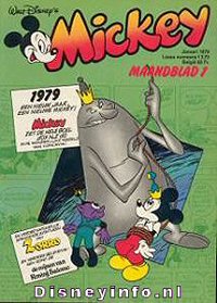 Front cover: Mickey Mouse - Maandblad - 1979-01