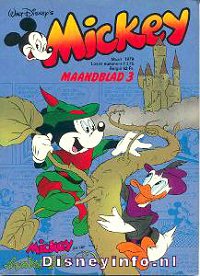 Front cover: Mickey Mouse - Maandblad - 1979-03