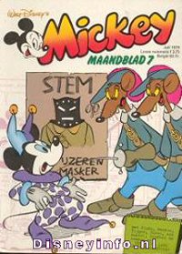 Front cover: Mickey Mouse - Maandblad - 1979-07