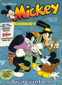 Front cover: Mickey Mouse - Maandblad - 1979-09