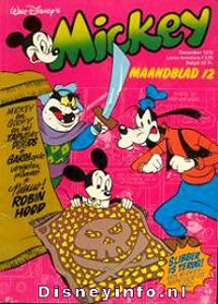 Front cover: Mickey Mouse - Maandblad - 1979-12