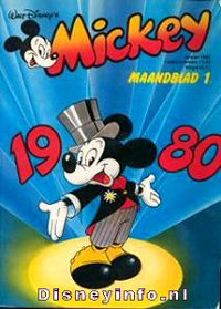 Front cover: Mickey Mouse - Maandblad - 1980-01