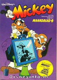 Front cover: Mickey Mouse - Maandblad - 1980-04