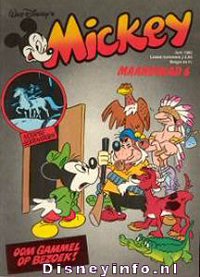 Front cover: Mickey Mouse - Maandblad - 1980-06