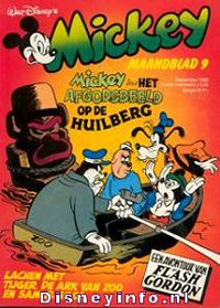 Front cover: Mickey Mouse - Maandblad - 1980-09