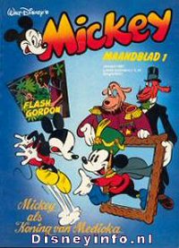 Front cover: Mickey Mouse - Maandblad - 1981-01