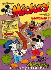 Front cover: Mickey Mouse - Maandblad - 1981-03