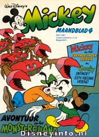 Front cover: Mickey Mouse - Maandblad - 1981-04