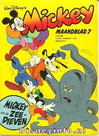 Front cover: Mickey Mouse - Maandblad - 1981-07