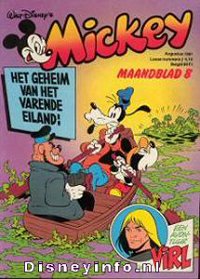 Front cover: Mickey Mouse - Maandblad - 1981-08