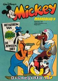 Front cover: Mickey Mouse - Maandblad - 1981-09