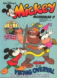 Front cover: Mickey Mouse - Maandblad - 1981-11