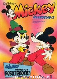 Front cover: Mickey Mouse - Maandblad - 1981-12