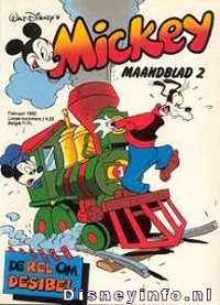 Front cover: Mickey Mouse - Maandblad - 1982-02