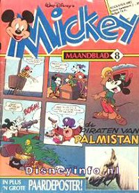 Front cover: Mickey Mouse - Maandblad - 1982-08