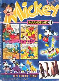 Front cover: Mickey Mouse - Maandblad - 1982-11