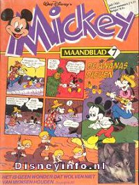 Front cover: Mickey Mouse - Maandblad - 1983-07