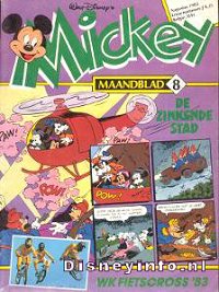 Front cover: Mickey Mouse - Maandblad - 1983-08