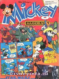 Front cover: Mickey Mouse - Maandblad - 1983-09