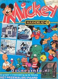 Front cover: Mickey Mouse - Maandblad - 1983-11