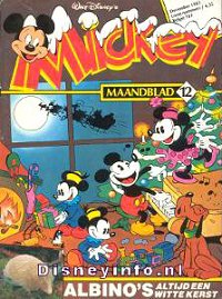 Front cover: Mickey Mouse - Maandblad - 1983-12